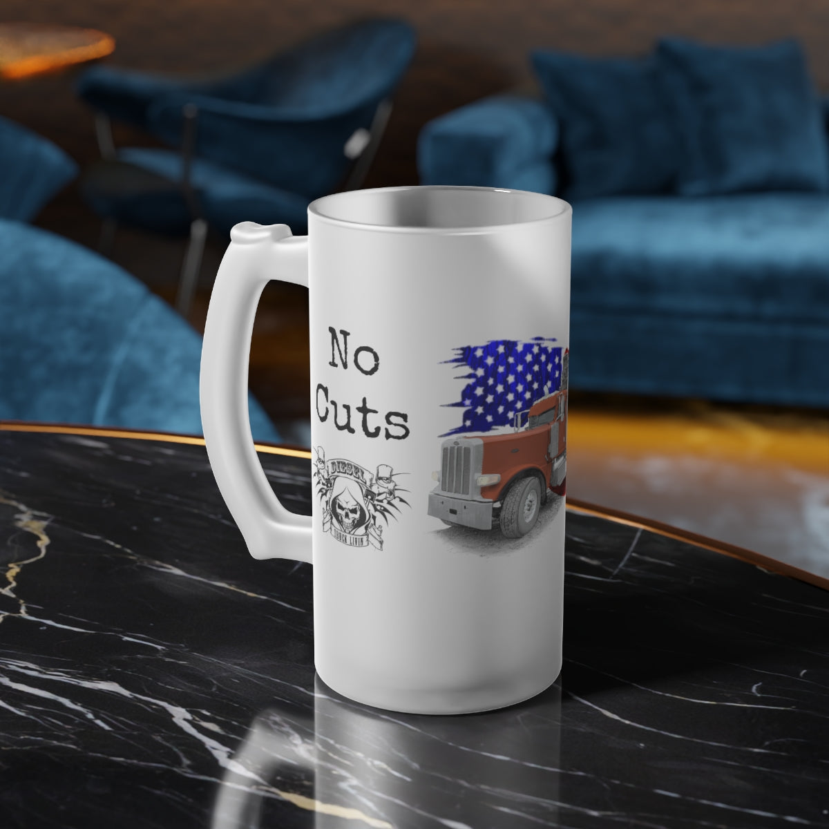 Frosted Glass Beer Mug