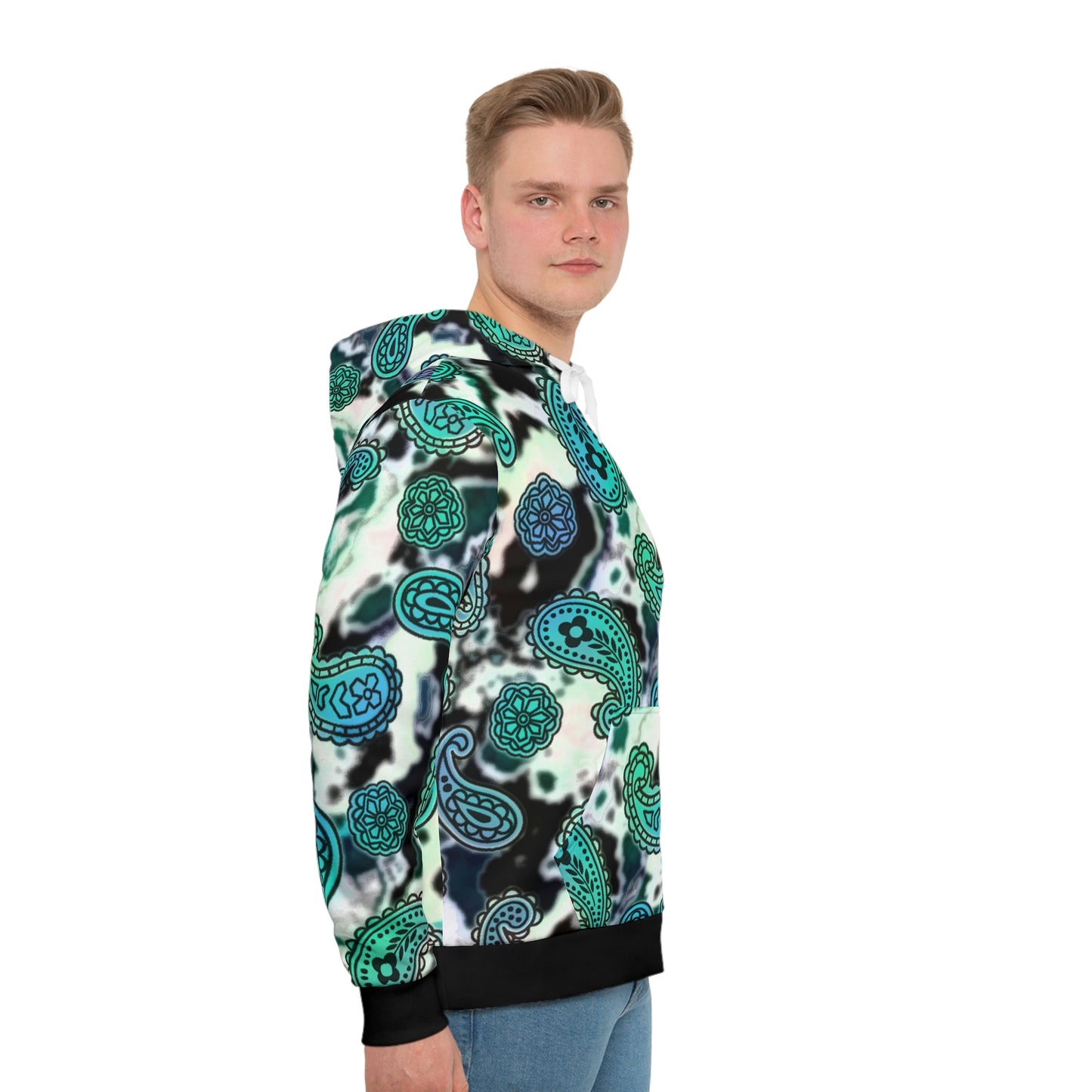 Men (and women) Marble Tie-Dye Hoodie