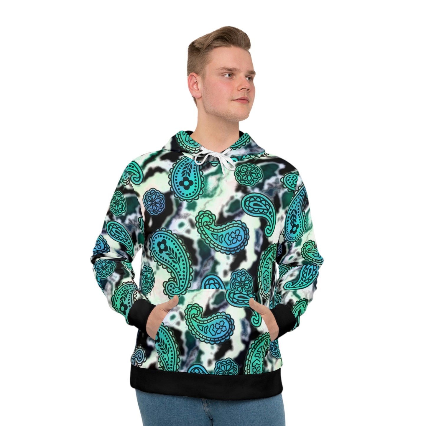 Men (and women) Marble Tie-Dye Hoodie